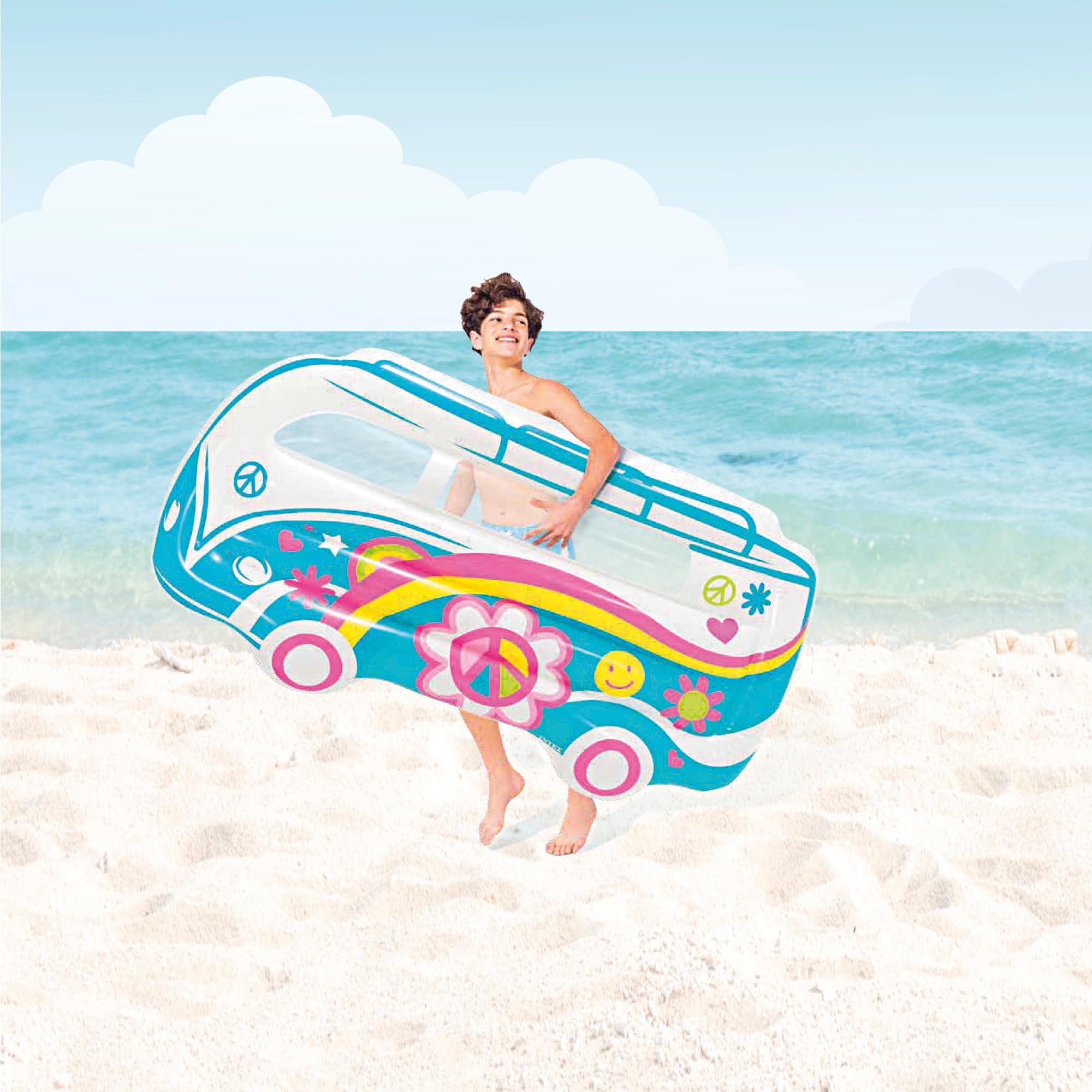 Intex Groovy Van Float, Inflated Size: 1.78m x 91cm x 23cm (58728EU)