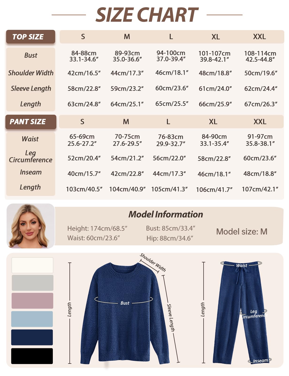 Pigiama Donna Invernale Lungo Tuta Donna Autunnale Invernale Completa Sportiva Due Pezzi Completo Elegante Pigiami Pile Felpa Manica Lunga e Pantaloni Larghi Casual Completi
