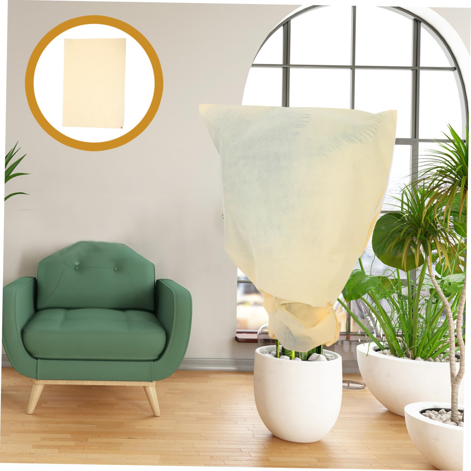 BESTonZON 2pezzi Coperture per Piante Protezione Antigelo per Inverno per Piante per Arbusti e