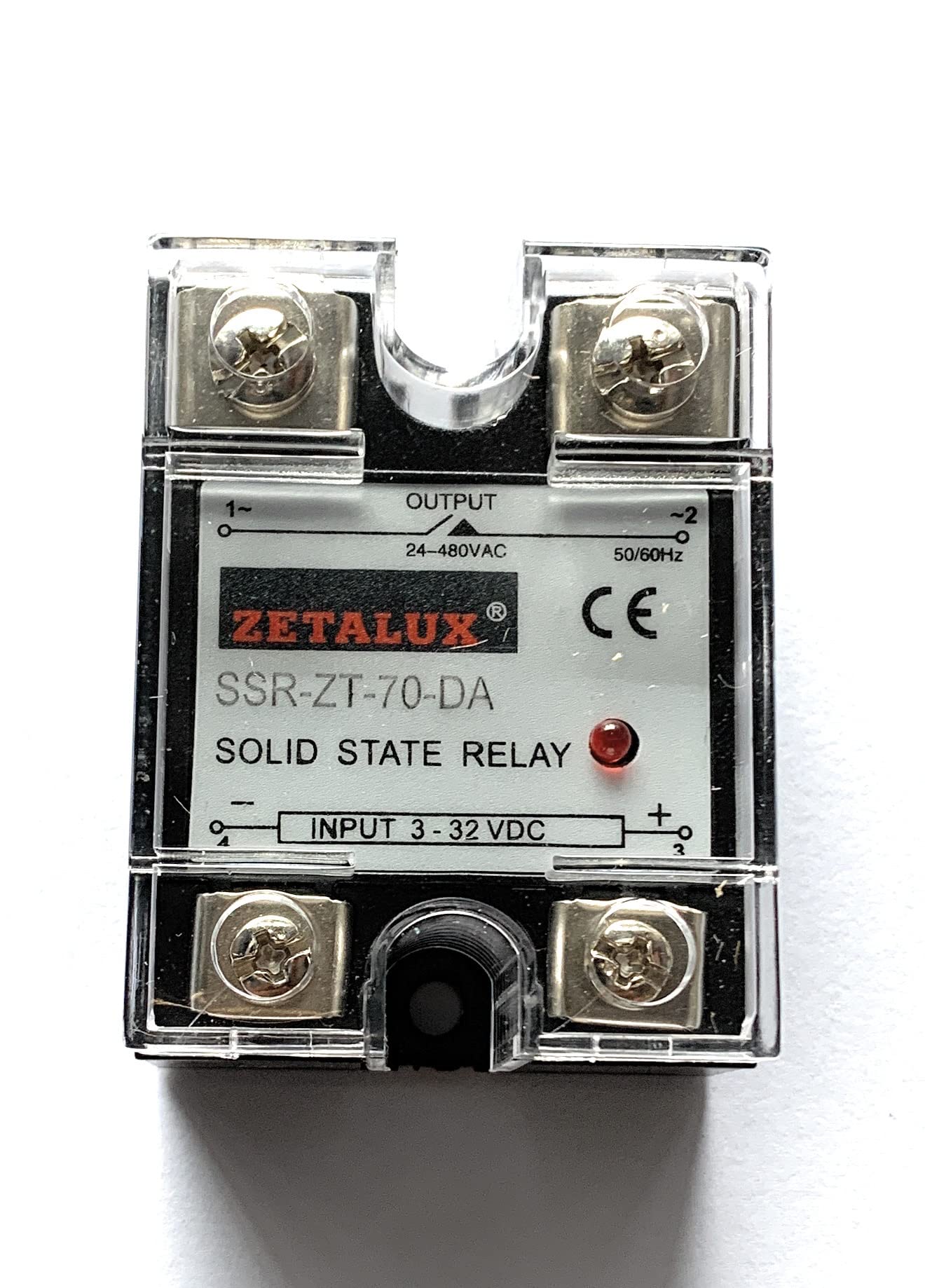 Litost® Solid State Relay SSR DC Input 3-32VDC (4-16 mA) To AC 24-480 VAC Out Put - 70AMP DC To AC-image-48