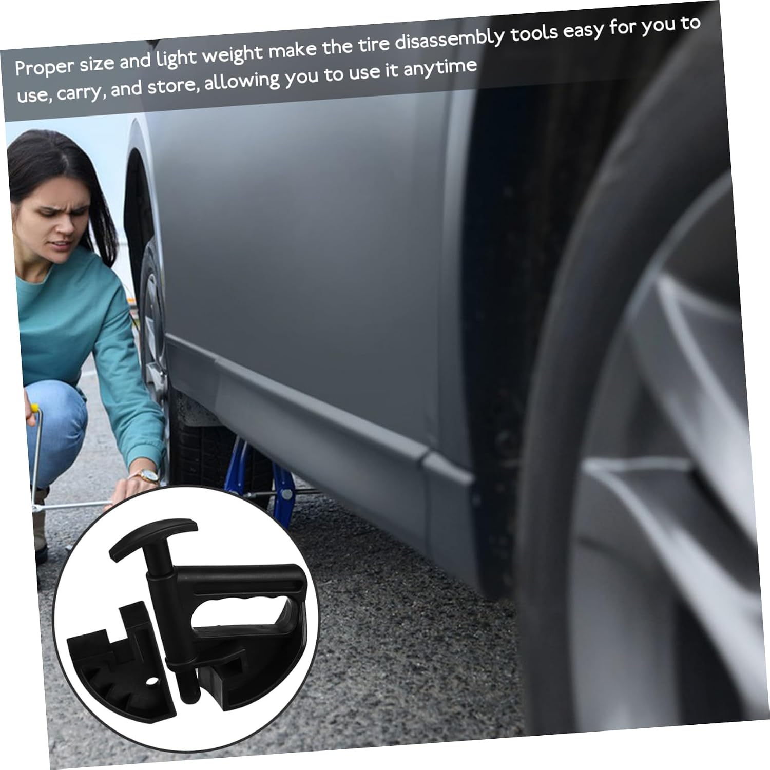 Gatuida Car Drop Center Tools Tire Changer Bead Clamps Rim Removal for Cars Tyre Changer