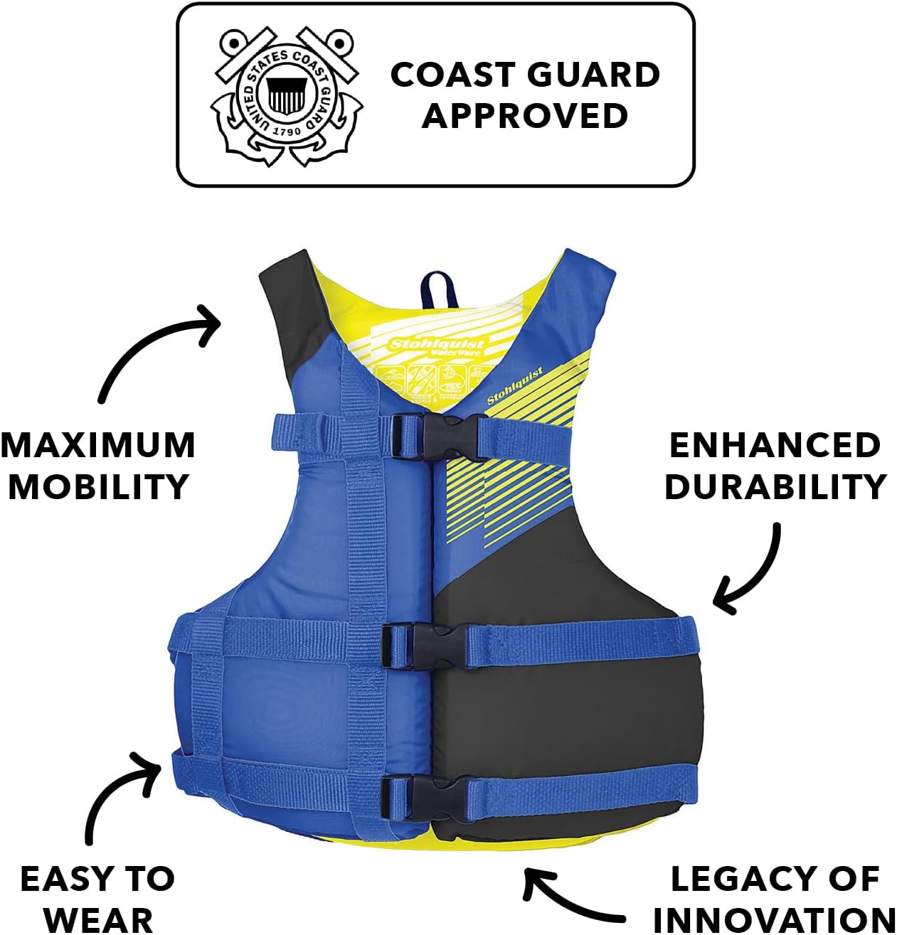 StohlquistFit Adult Life Jacket PFD