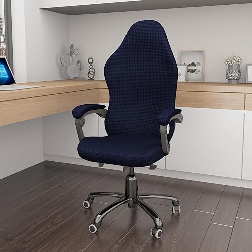 Miniatura 2 de Fundas para silla de juegos, impermeables, a prueba de arañazos, elásticas, con reposabrazos, protección contra arañazos para silla giratoria de