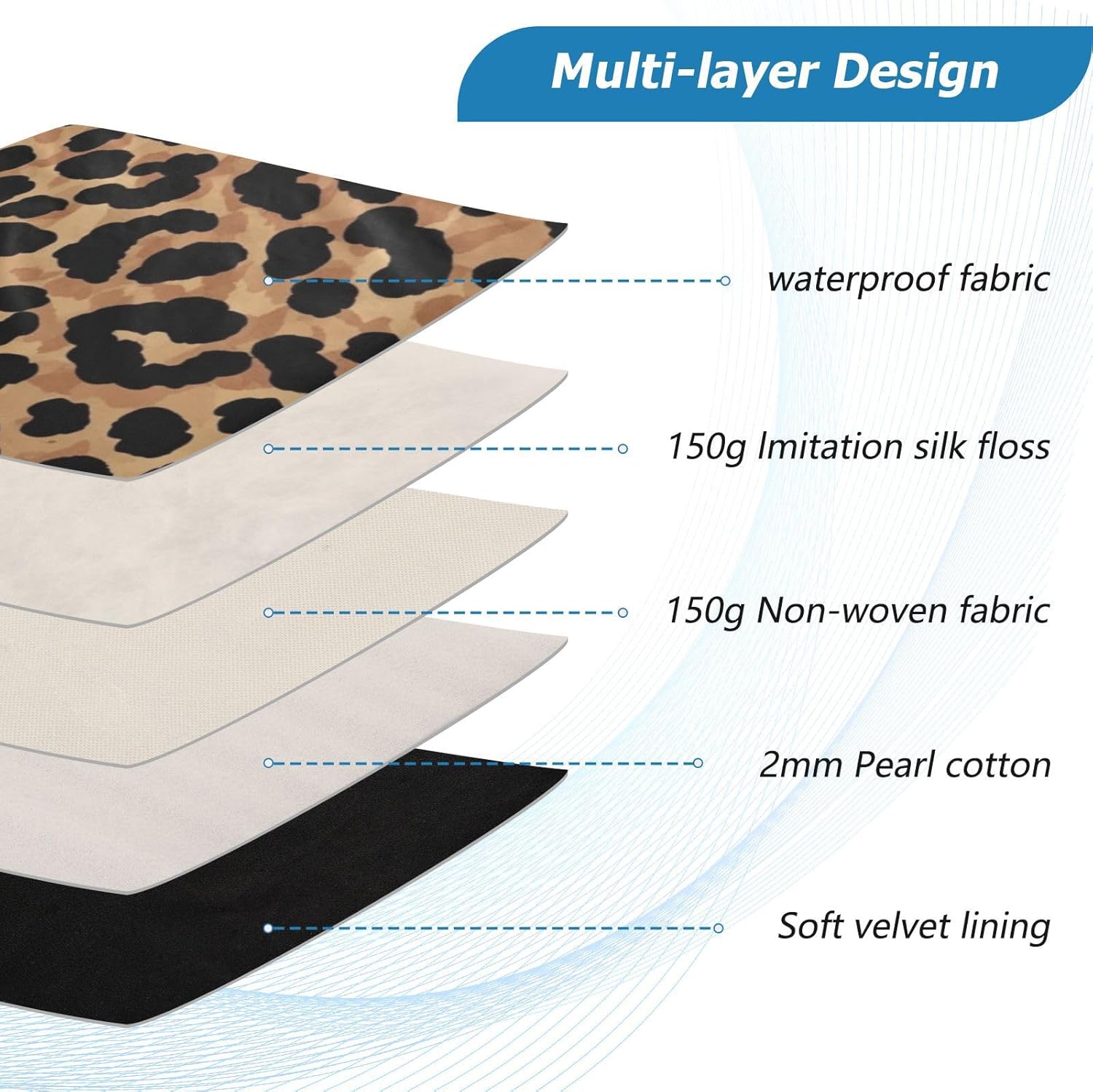 Laptop Sleeve Bag Case for Women Men Leopard Brown 14 inch Protective Notebook Cover Computer Case for College Work Travel - Image 4