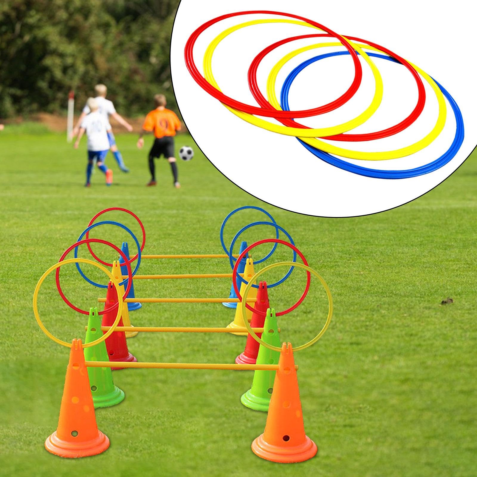 Cerceau De Gymnastique,Cerceaux De Sport Réglables,24 Cerceaux De