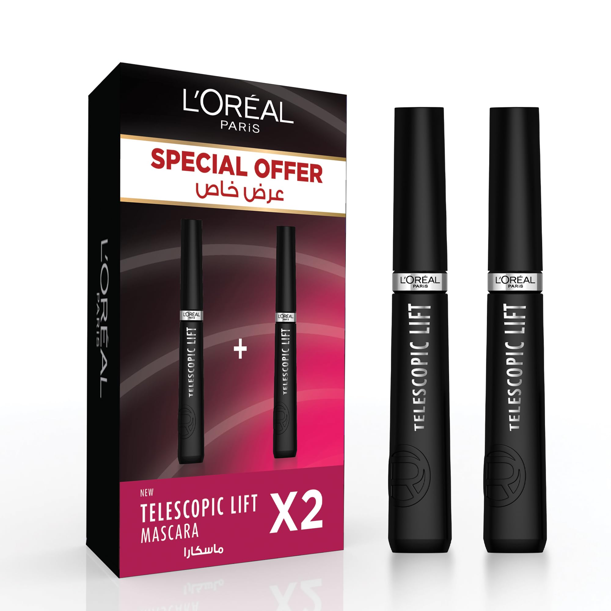 L’Oréal Paris2X Telescopic Lift Washable Mascara