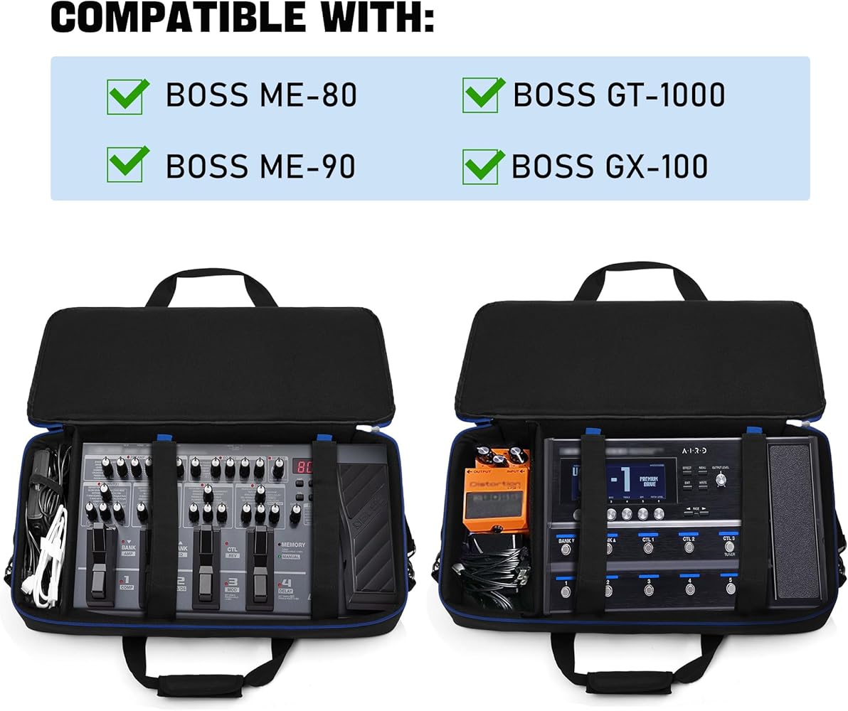 Amazon.com: Rexmica Carrying Bag Compatible with Boss ME-80 / GT