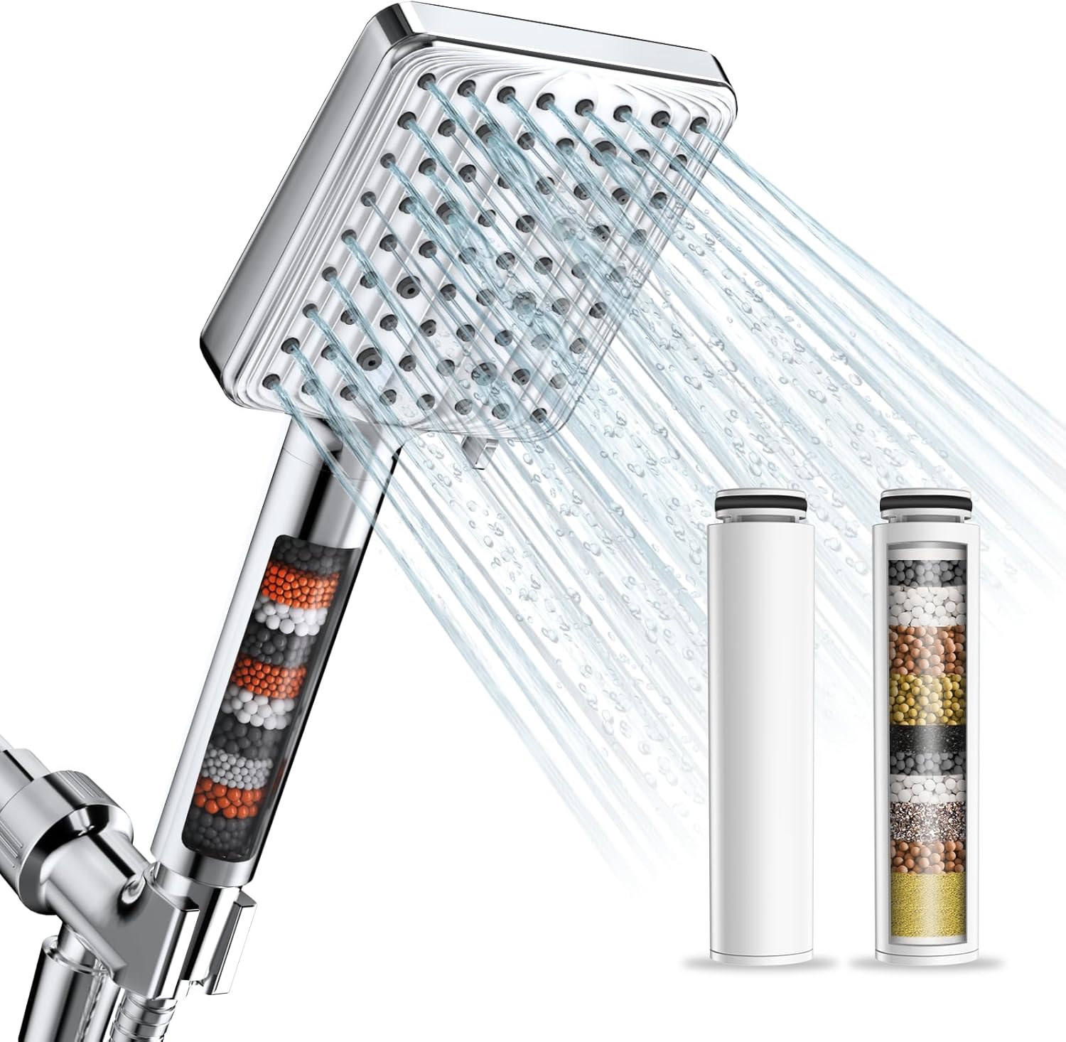 Filtered Shower Head Head Filter for Handheld Shower Head