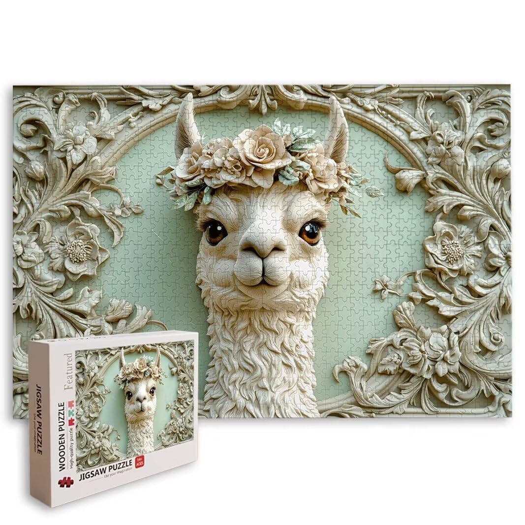 Puzzle 2000 Pezzi, Puzzle Alpaca, Misura: 100x71cm, Regalo Donna/Uomo -8691