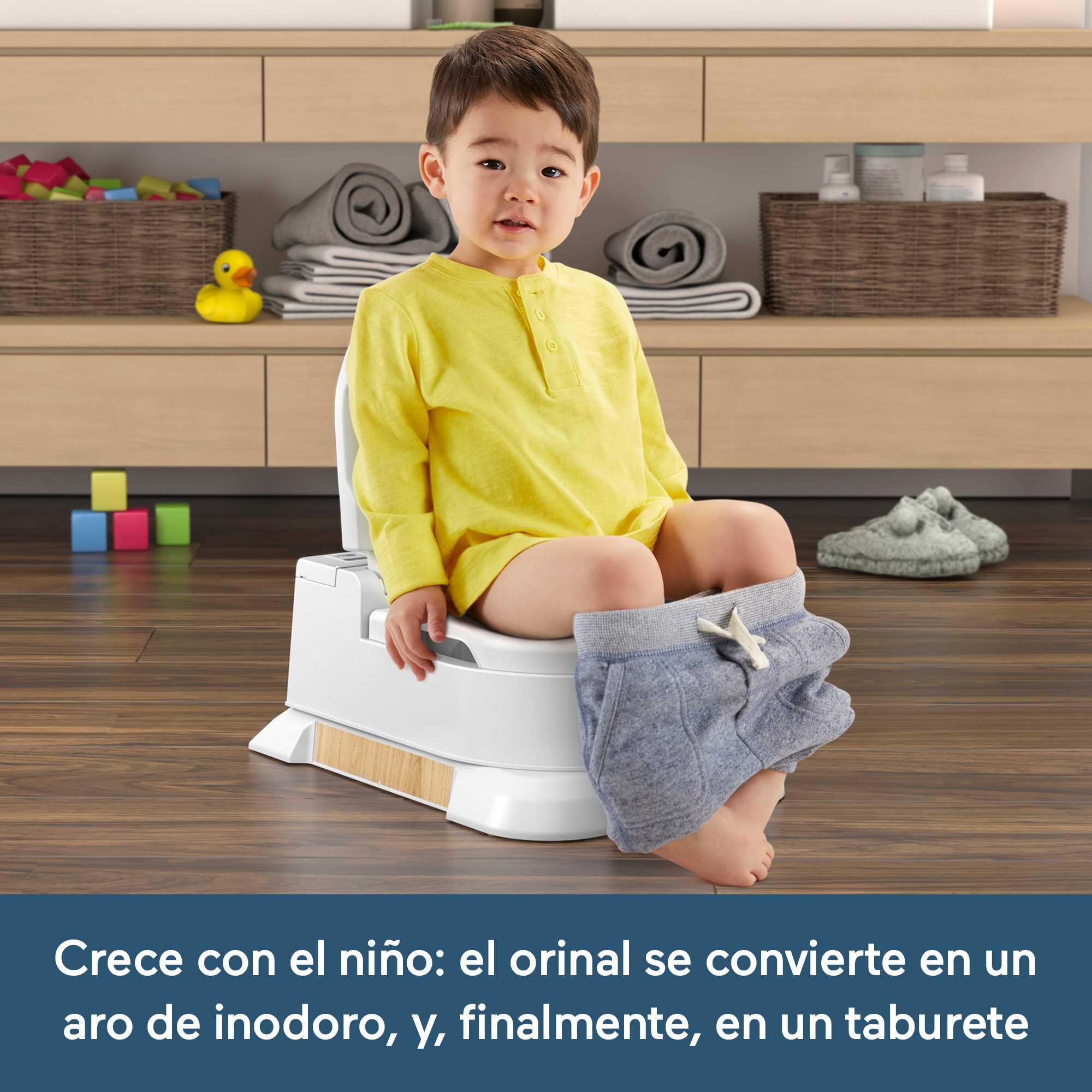 Fisher-Price Orinal aprende a IR al baño, para bebés y niños (Mattel HBX68)