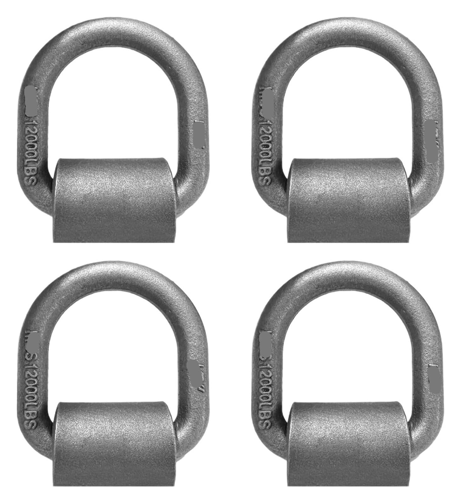 Pjfcewfdgx One Color 4-Pack Forged Steel Weld On D-Ring Tie Down Anchors For Trailer Truck Stake Pocket