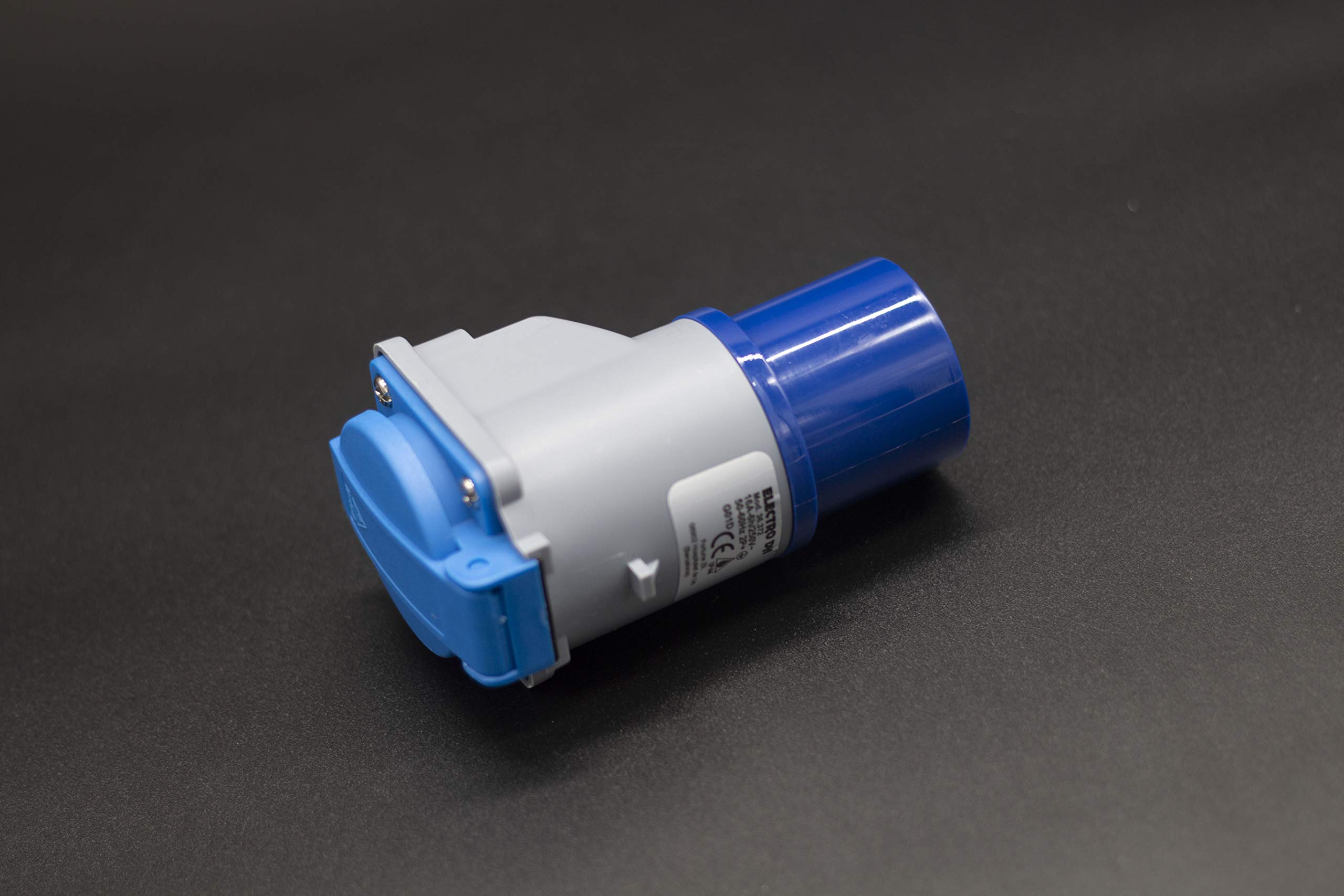 Adattatore Industriale Cetac Maschio To Schuko Femmina 16A - IP44, Per Cantieri E Esterno - Foto 9