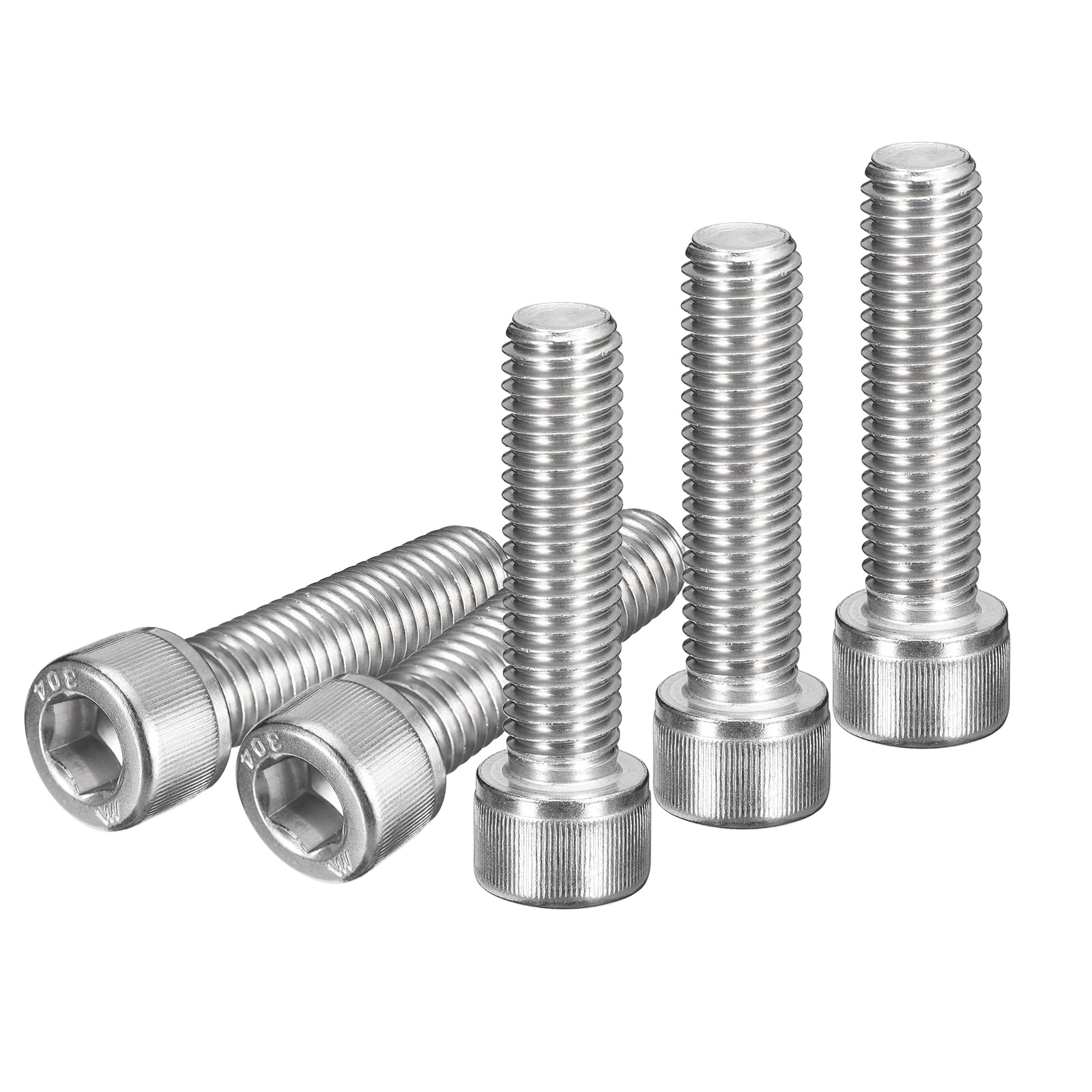 5/16-18 X 2,5 Cm Viti Con Testa A Bussola In Acciaio Legato - Foto 8