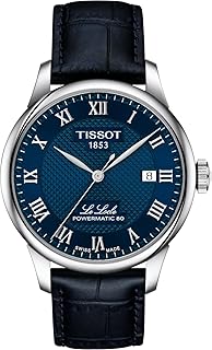 Le Locle 40mm, Swiss Automatic Watch for Men, Stainless Steel Case, Navy...