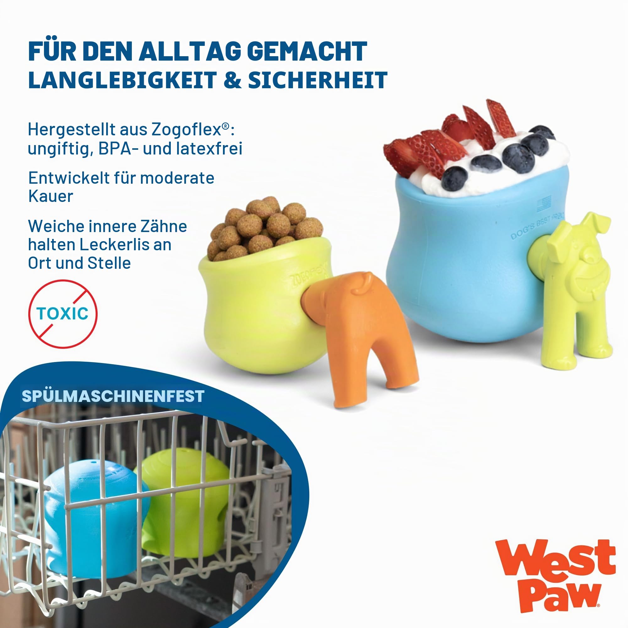 Zogoflex Toppl Hundespielzeug,Small