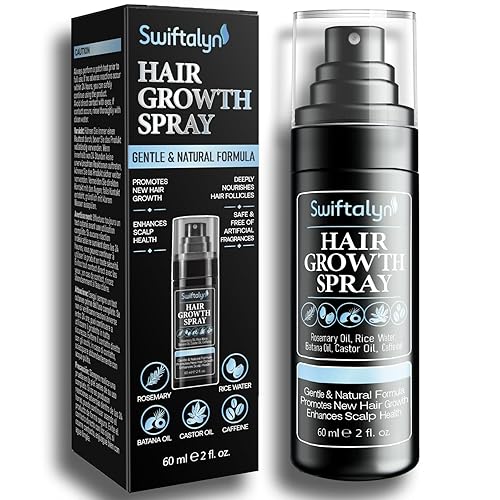 Suero natural para el crecimiento del cabello para hombres aceite para el cabello y el cuero cabelludo con romero, aceite de batana, agua de arroz,