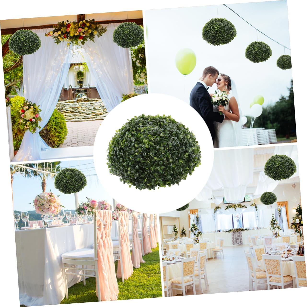 WOFASHPURET 1pc Simulated Grass Ball Grass Ball Hanging Plant Ball Simulated Plant Ball Plant Ball Decor Decorative Grass Ball Plant Ball Ornament Artificial Grass Ball