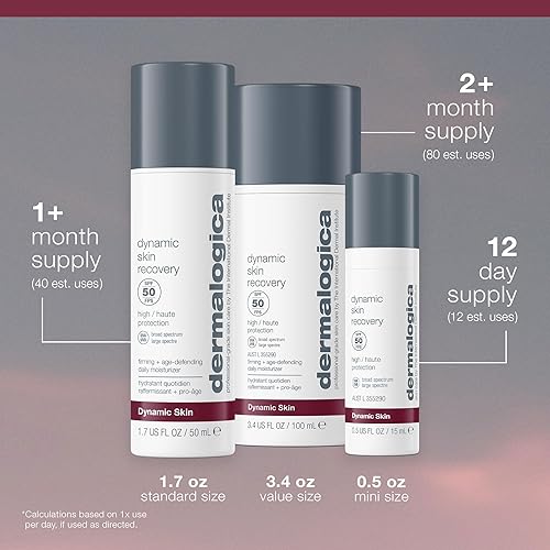 Miniatura 9 de Dermalogica Dynamic Skin Recovery SPF50 - Hidratante antienvejecimiento facial protector solar peso medio no graso amplio espectro para proteger