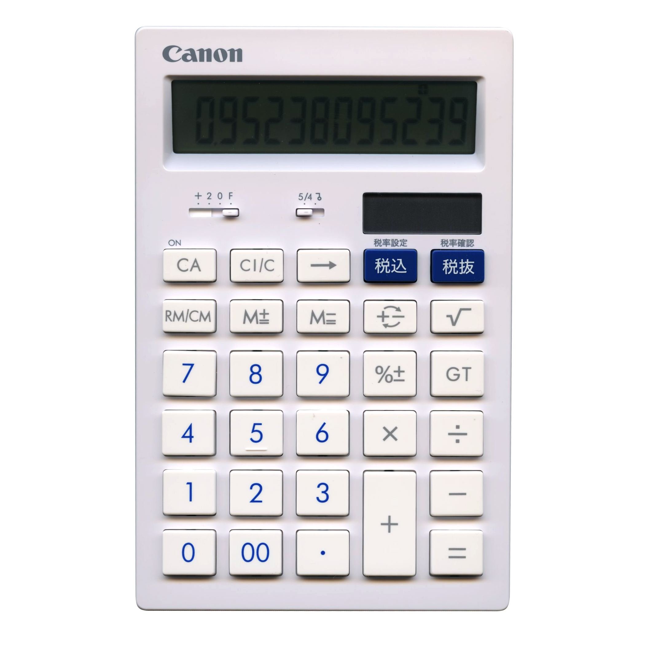 Amazon | Canon 中型卓上サイズ HS-121T 12桁 フラットデザイン 電池