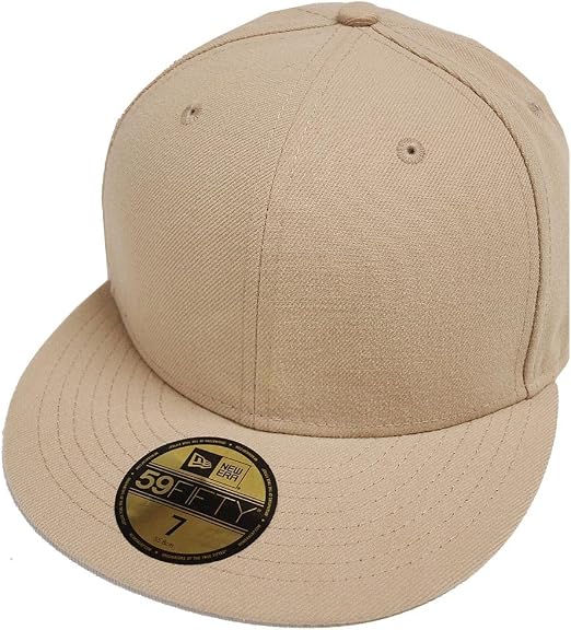 New Era Camel Khaki Blanc Blank 59fifty 
