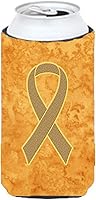 Vista 53 de Caroline's Treasures AN1202CC - Cinta azul oscuro para concientización del cáncer de colon para latas o botellas, enfriador lavable, funda plegable