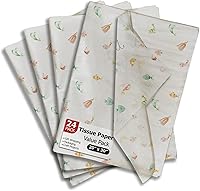 Vista 21 de Pro Supply Global Papel de seda impreso con hojas de otoño para bolsas de regalo o cajas y envoltura, papel de seda decorativo de otoño a granel