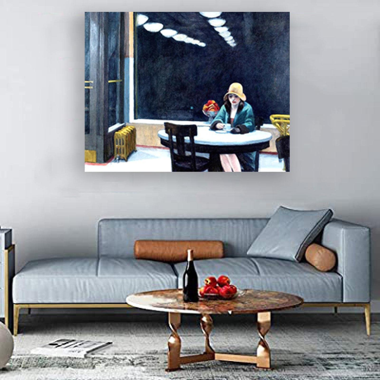 Amazon.com: Edward Hopper.“Automat” Canvas Art Paintings. Modern Amazon.com: Edward Hopper.“Automat” Canvas Art Paintings. Modern