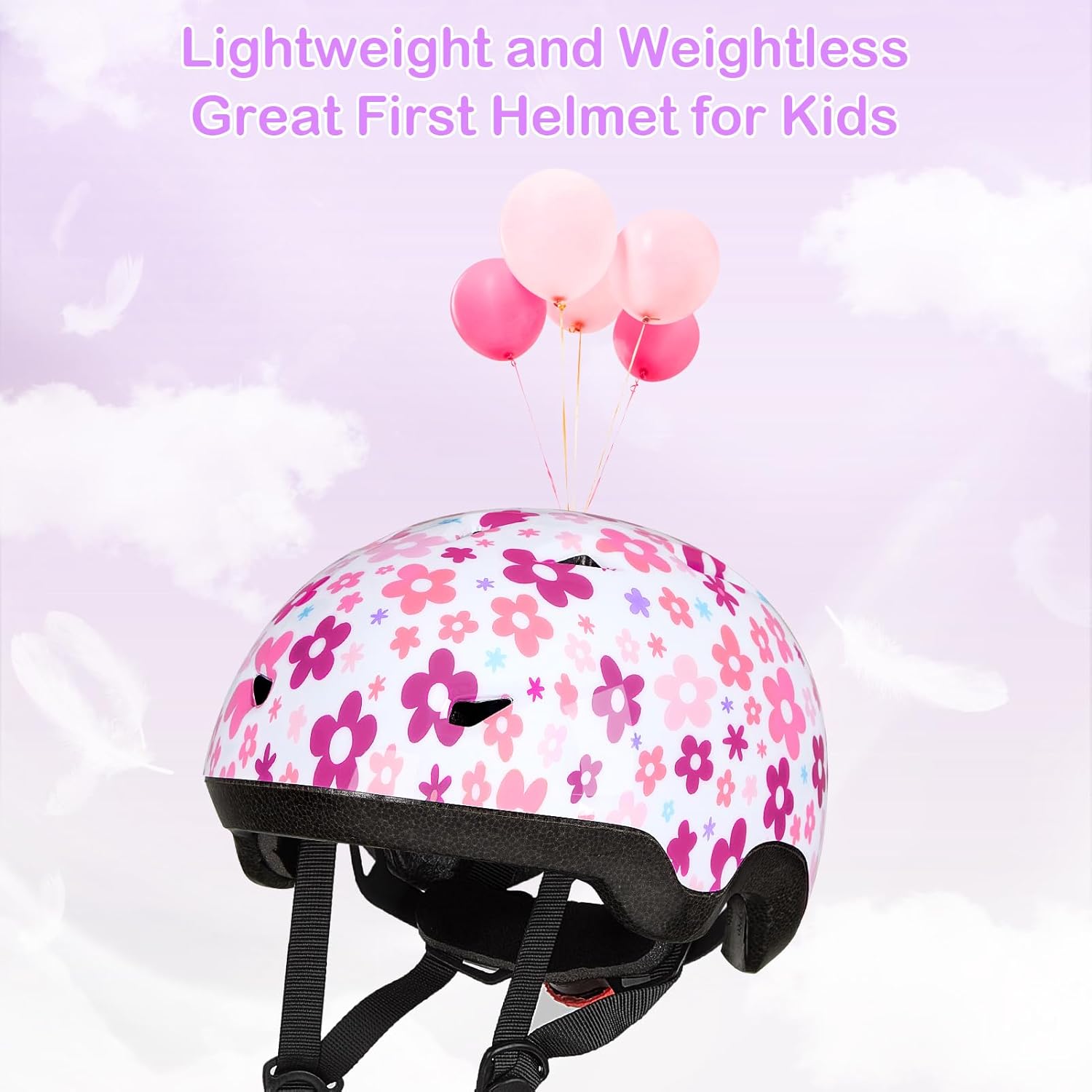 Toddler Bike Helmet, Kids Helmets Baby Infant Bike Helmet for Kids Toddlers Boys Girls Age 1-3/2-4/3-5/5-8 for Biking Scootering Skateboarding