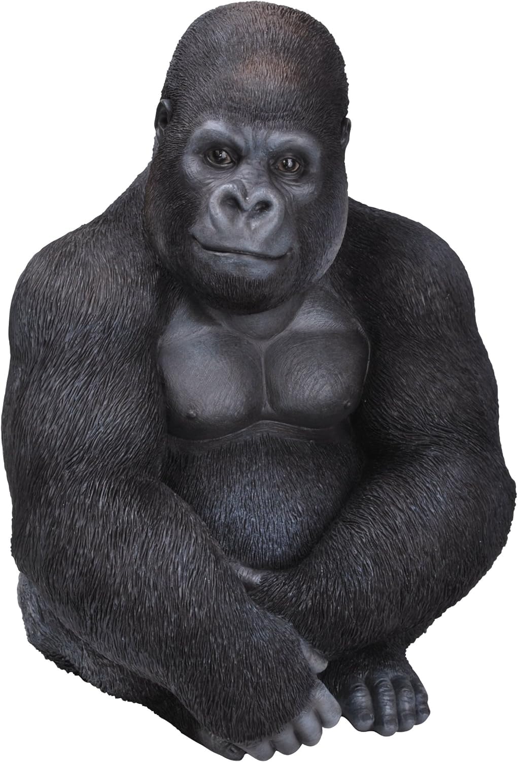 SNKR☆GORILLA Vivid Arts XRL-GRLS-D Sitting Gorilla Resin Ornament : Amazon.co
