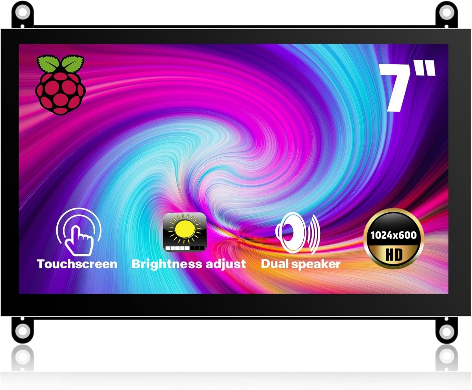 Amazon.com: HAMTYSAN Monitor de pantalla táctil Raspberry Pi de 7 ...