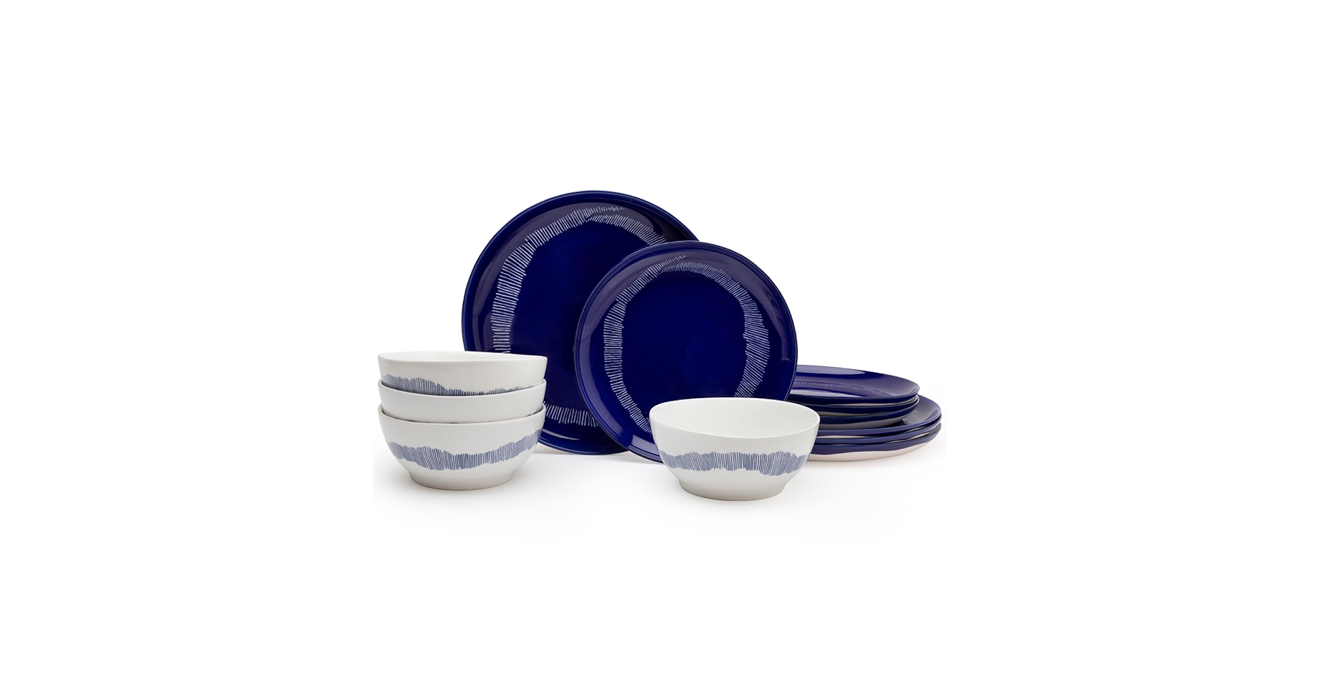 Amazon.com | Serax 12-Piece Dinnerware Set for 4 | Feast tableware