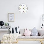 Wall Clock for Bedroom, 12 Inch Silent Wall Clock for Living Room, Kitchen (Colorful, 30cm/12inch)