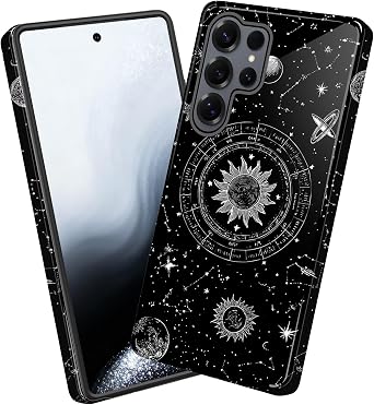 for Galaxy S26 Ultra Case,Heavy Duty Shockproof Dual-Layer Phone Case with Drop Protection, Non-Slip Protective Cover for Samsung Galaxy S26 Ultra,Retro Solar System Map