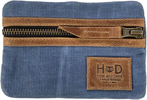 Miniatura 10 de Hide & Drink, Multi-Tool Pocket Pouch, Compact Multipurpose EDC Zippered Bag, Mini Camping Tool Case, Waxed Canvas, Knife Holster, Handmade Slim