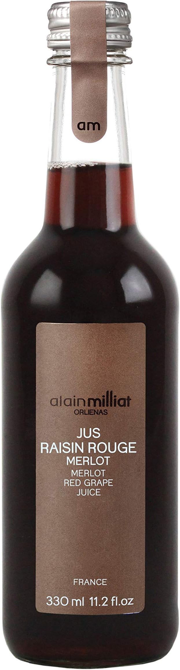 Alain Milliat Merlot Grape Juice, 3 x 330ml