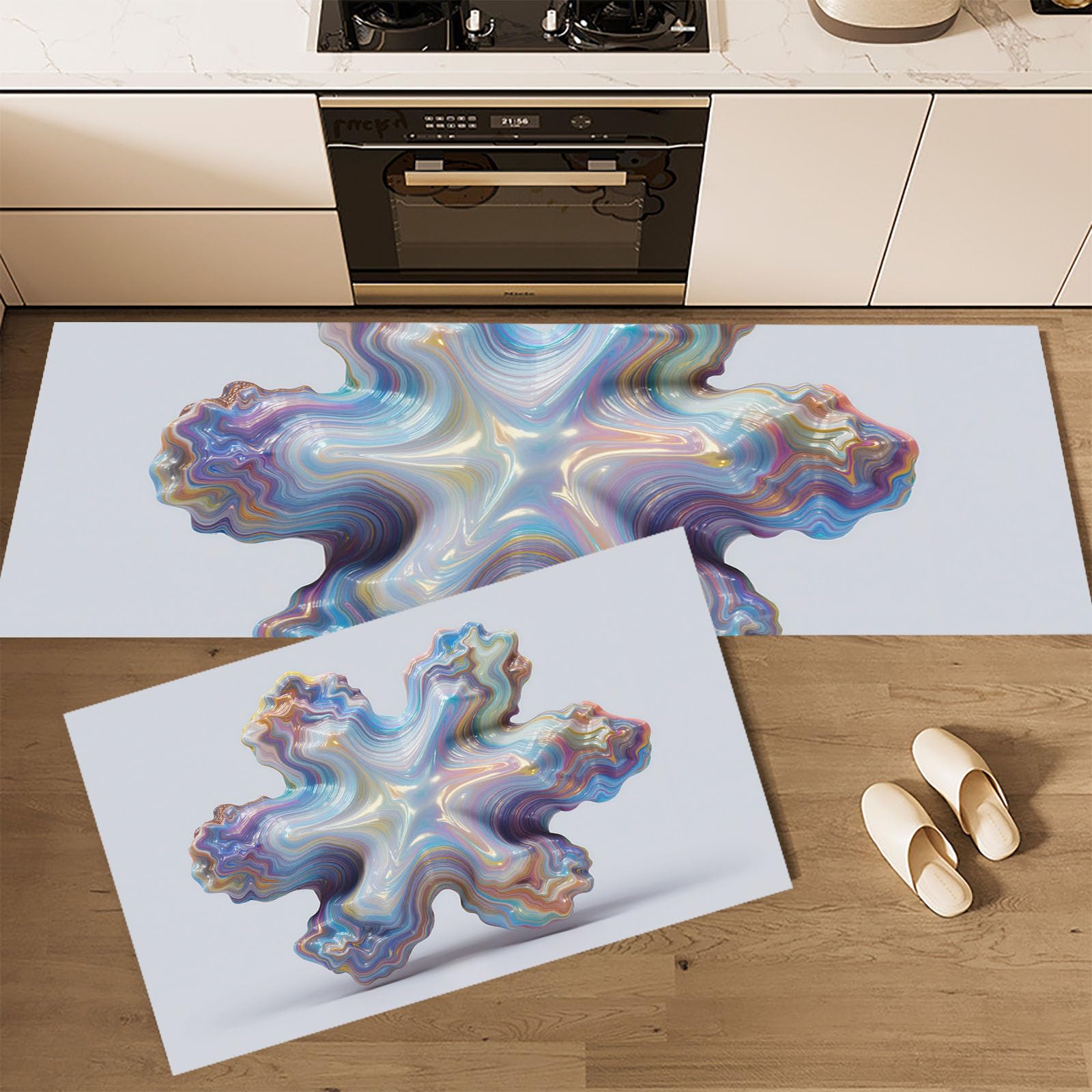 Tapis de cuisine anti-fatigue lavables et grands formats pour un confort debout prolongé