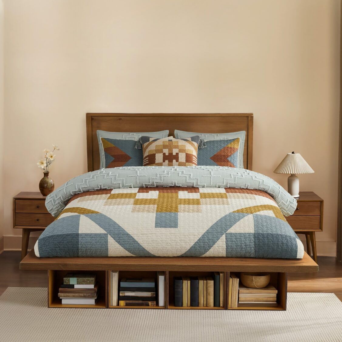 Amazon.com: Pendleton Full/Queen Quilt Set – 100% Cotton 3 Piece