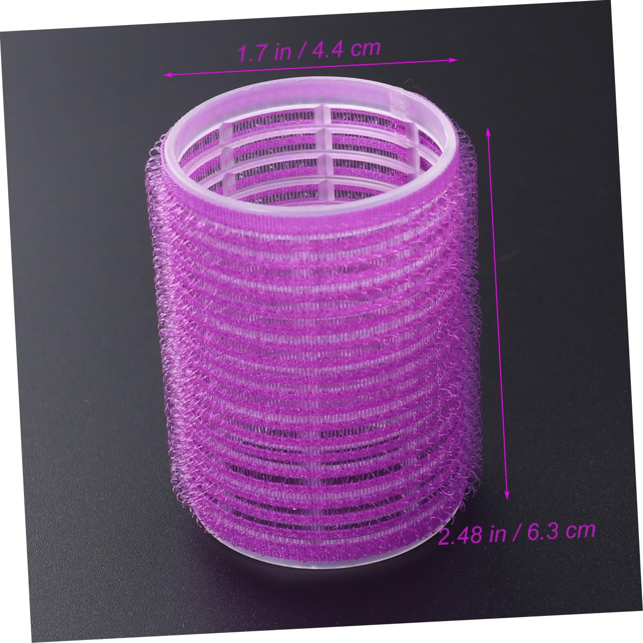 Ipetboom 6pcs Self Adhesive Hair Rollers for DIY Curling No Heat Hair Styling Tools Easy to Use Durable Random Color Random Color