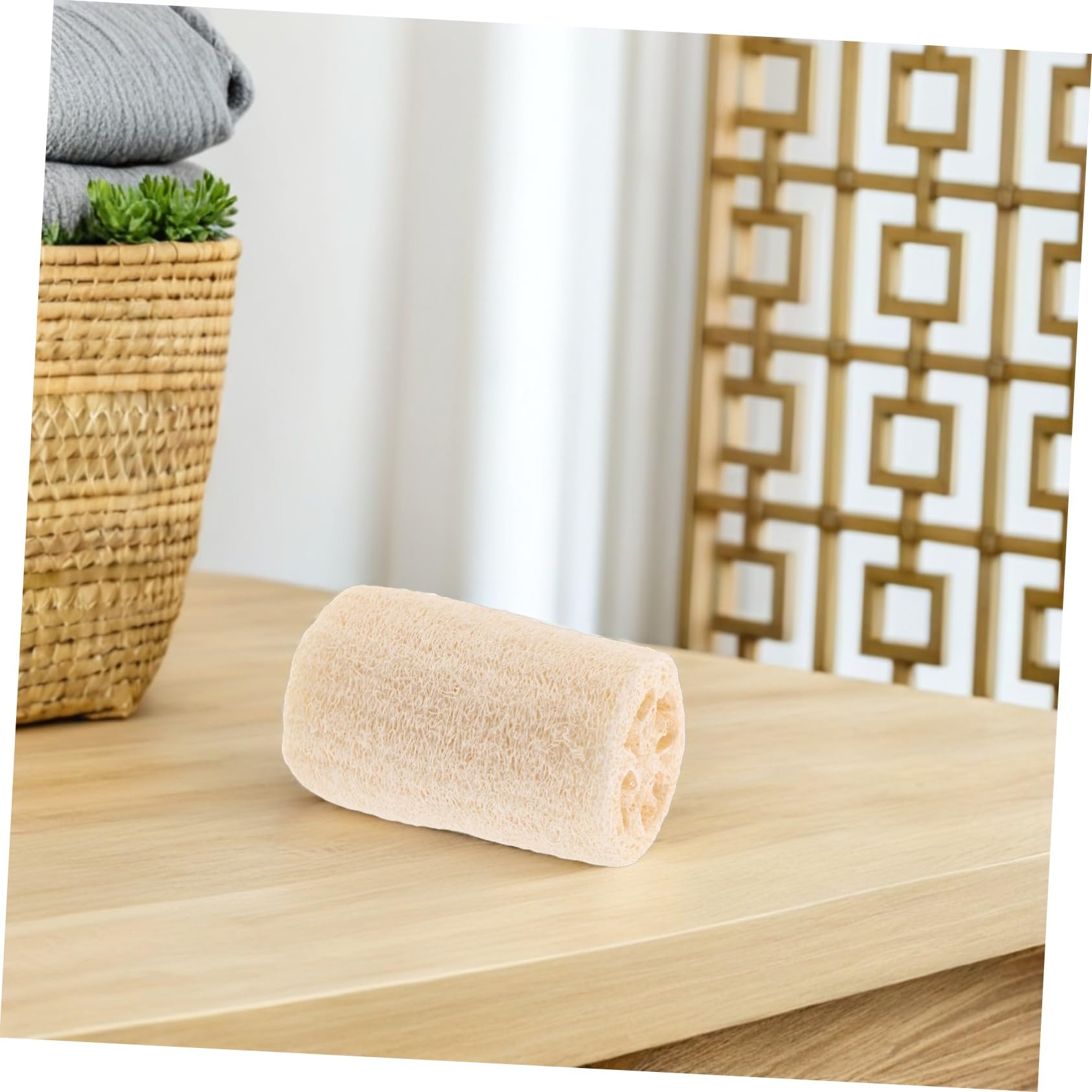 8 Piezas Esponja Natural de Loofah para Ducha Exfoliante y Masaje Corporal Diseño Ergonómico y Secado Rápido Multiusos para Cuidado de y Limpieza de Cocina