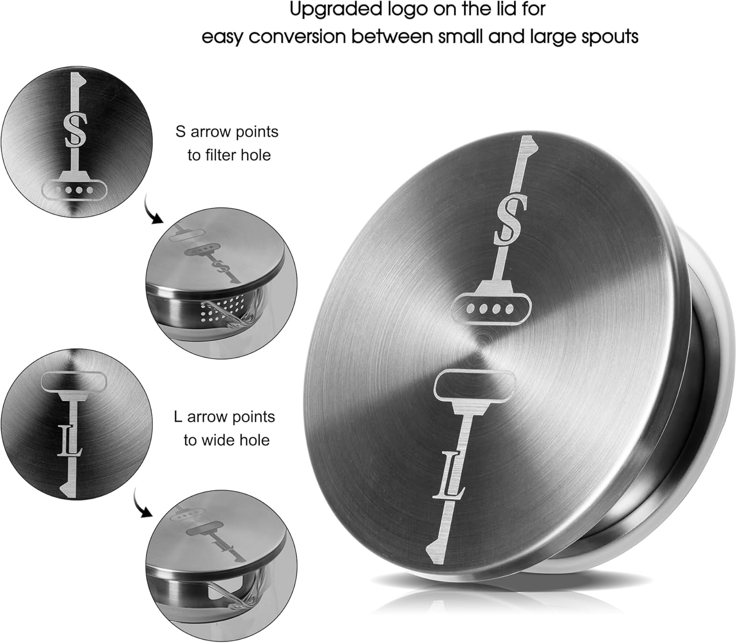 Glass Pitcher with Lid, 1 Gallon 128oz Water Pitcher with Handle and Spout for Fridge, Borosilicate Glass for Iced Tea, Juice, Sangria, Cold/Hot Beverage, Large Jug with Extra Wide Mouth - Image 7