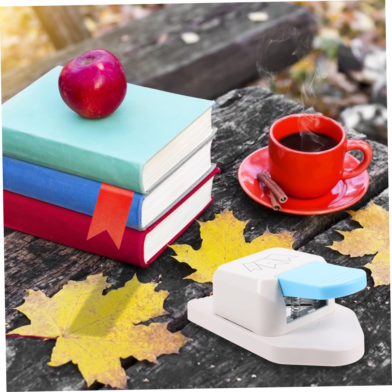 Tofficu Punzonatrice per Carta Bianco 3 Larghezze in Abs e Lega di Zinco No Deformazione Facile da Usare per Scrapbooking DIY e Creazione di Biglietti Fai-da-te