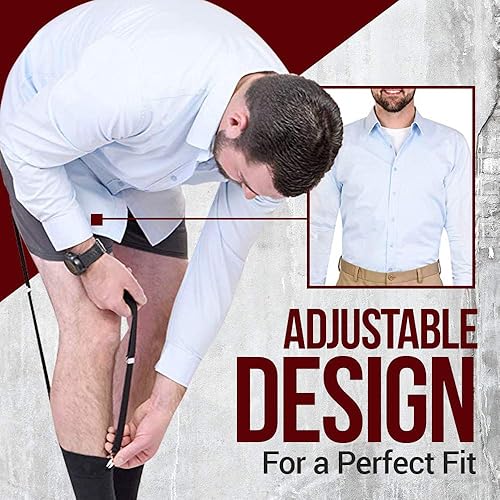 Miniatura 5 de Hold'Em Liga de agarre camisa se mantiene hecha en Estados Unidos ultra suave de felpa elástica con agarres duraderos de liguero