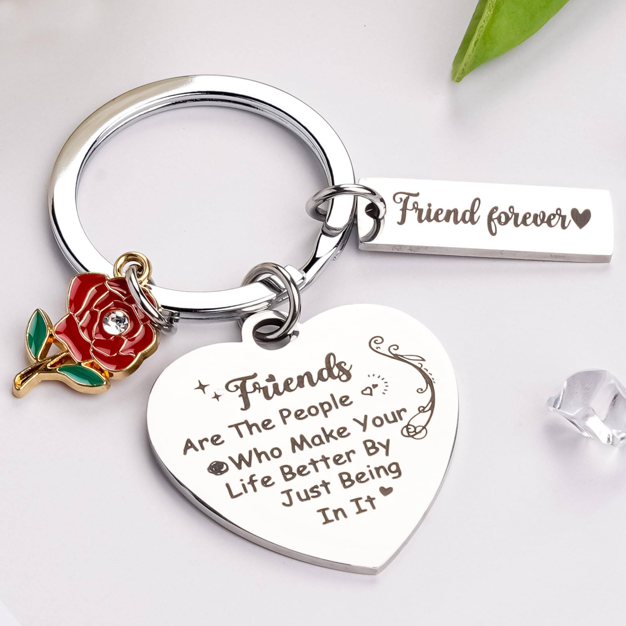 Llavero de amistad para mujeres, hermanas, mejores amigas, para adolescentes, regalo de cumpleaños, Navidad, graduación