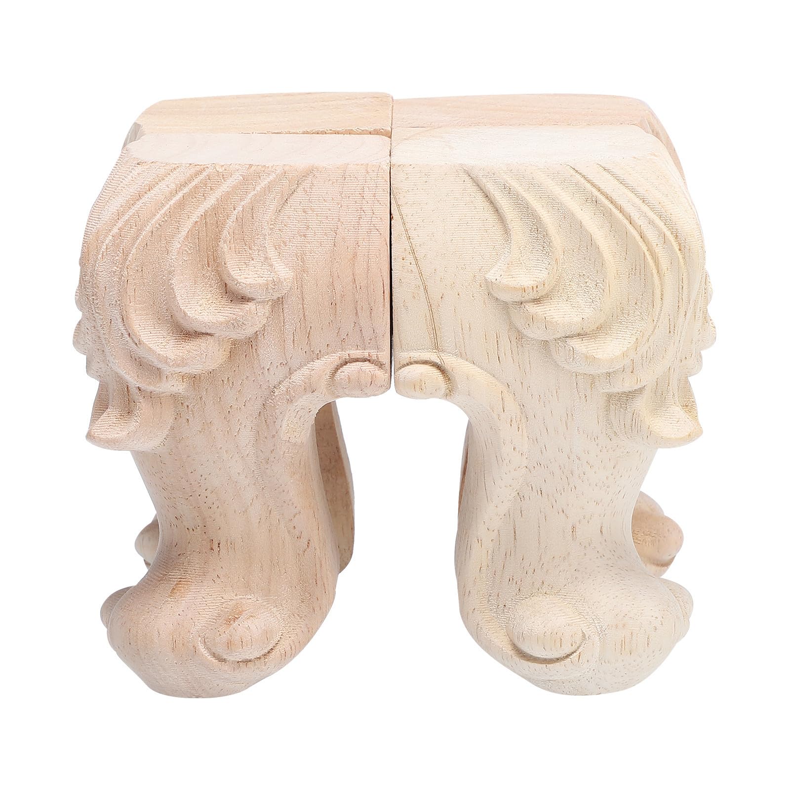 Patas de madera maciza talladas DECHOUS para sofás elegantes y resistentes