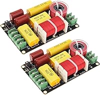 DriSentri 2pcs 250W 2-Way Speaker Crossover 4-12 Ohm HiFi Frequency Divider 2750/2800Hz Adjustable