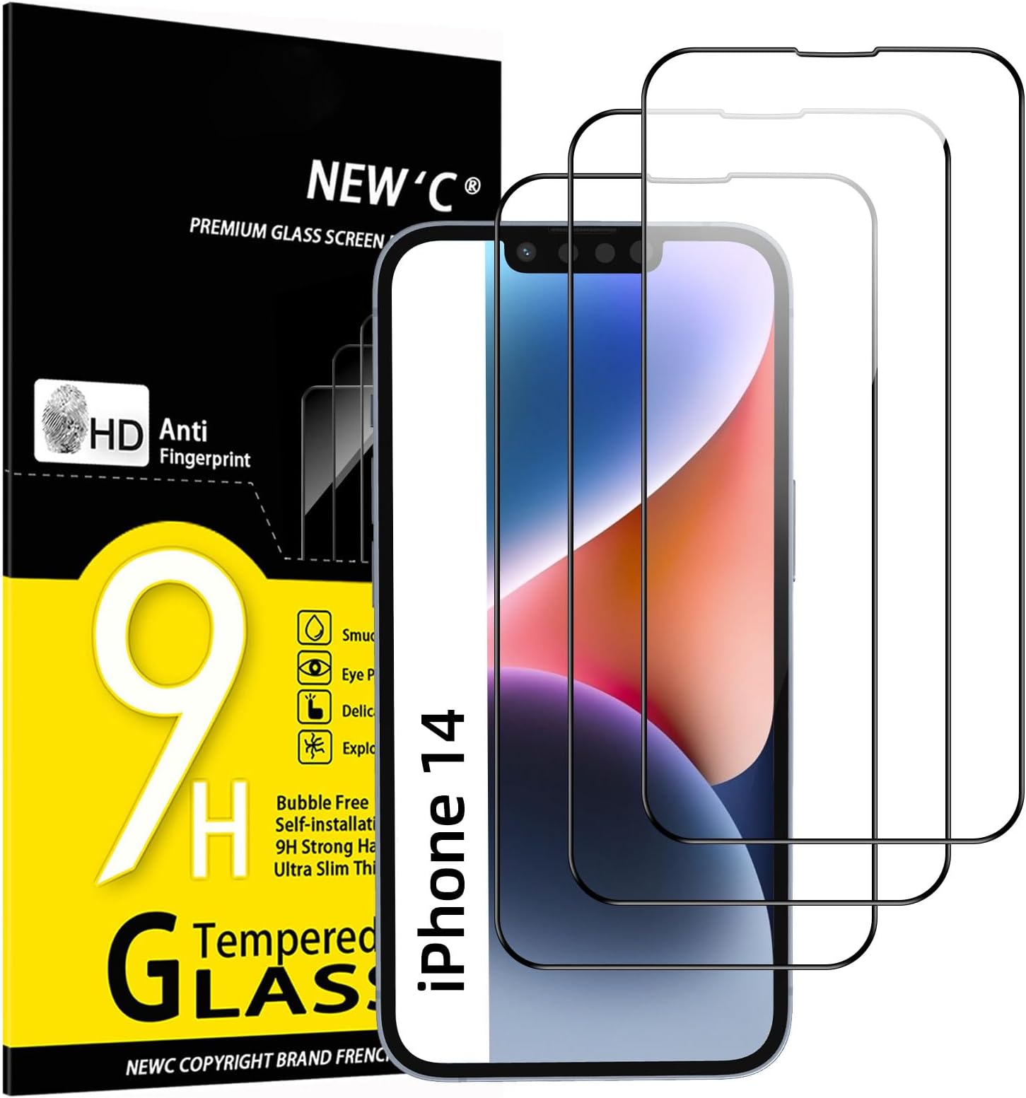 PANZERGLASS 3-in-1 Schutz-Set Displayschutz(für Apple IPhone 14 Pro - Foto 6