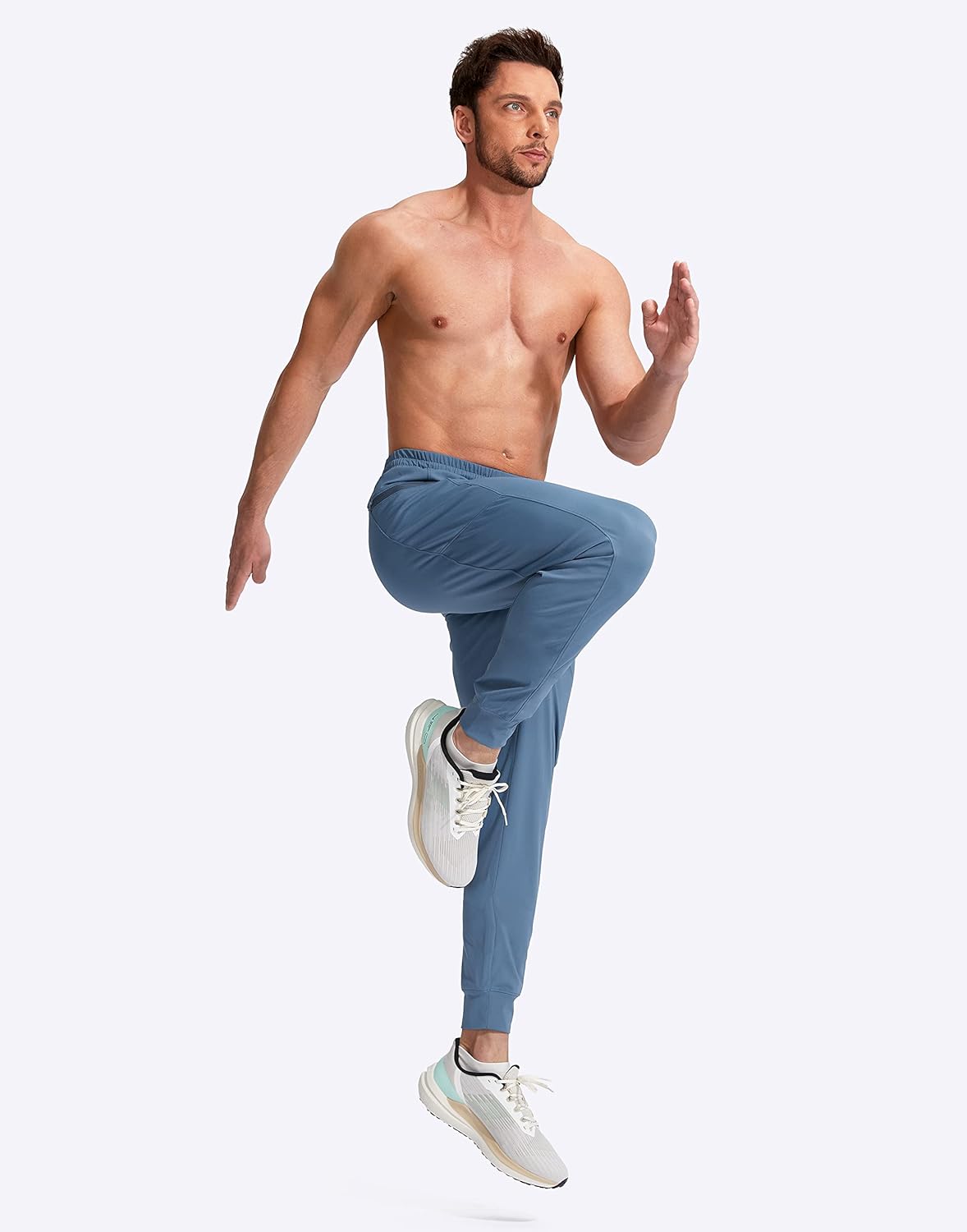 G Gradual Men's Joggers Pants with Zipper Pockets Stretch Athletic Sweatpants for Men Workout Jogging Running - Image 6