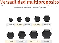 Vista 4 de Yaxa Basics Rubber Hex Dumbbell Hand