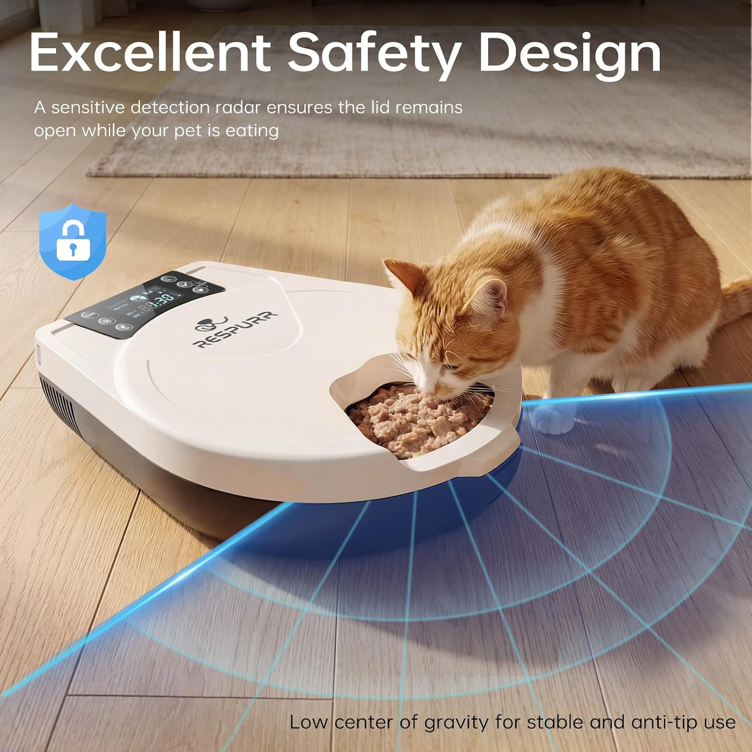 Automatic Wet Food Cat Feeder, 3 Days 5 Freshness Meals Refrigerated Auto Cat Feeder, Semiconductor Cooling & Heating with 304 Stainless Steel Bowl, Programmable Timer Cat Food Dispenser