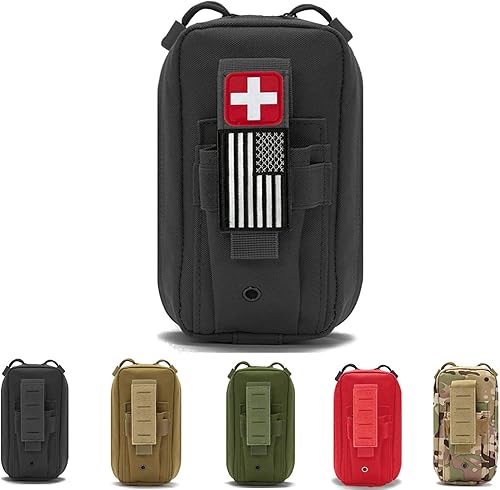 Miniatura 2 de Molle - Soporte para torniquete, bolsa táctica para torniquete TQ y bolsa de cizalla médica para traumatismos